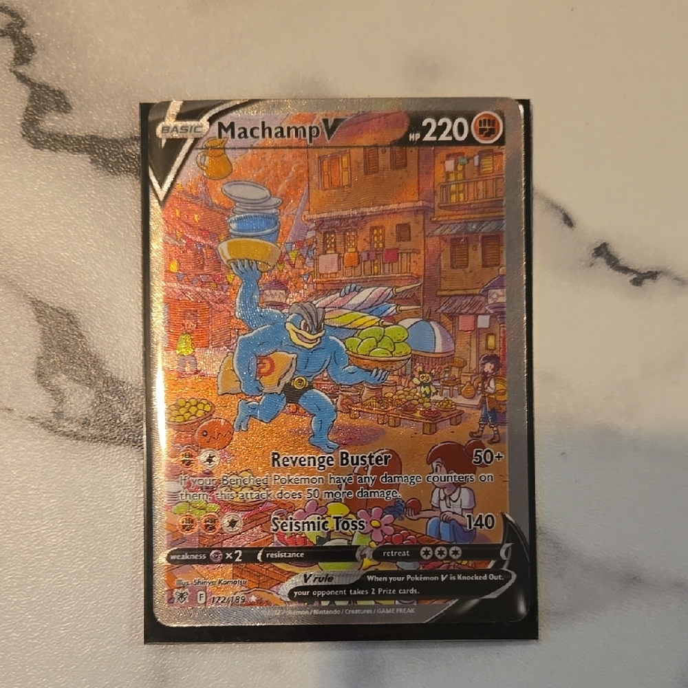 Machamp V Pokémon Card